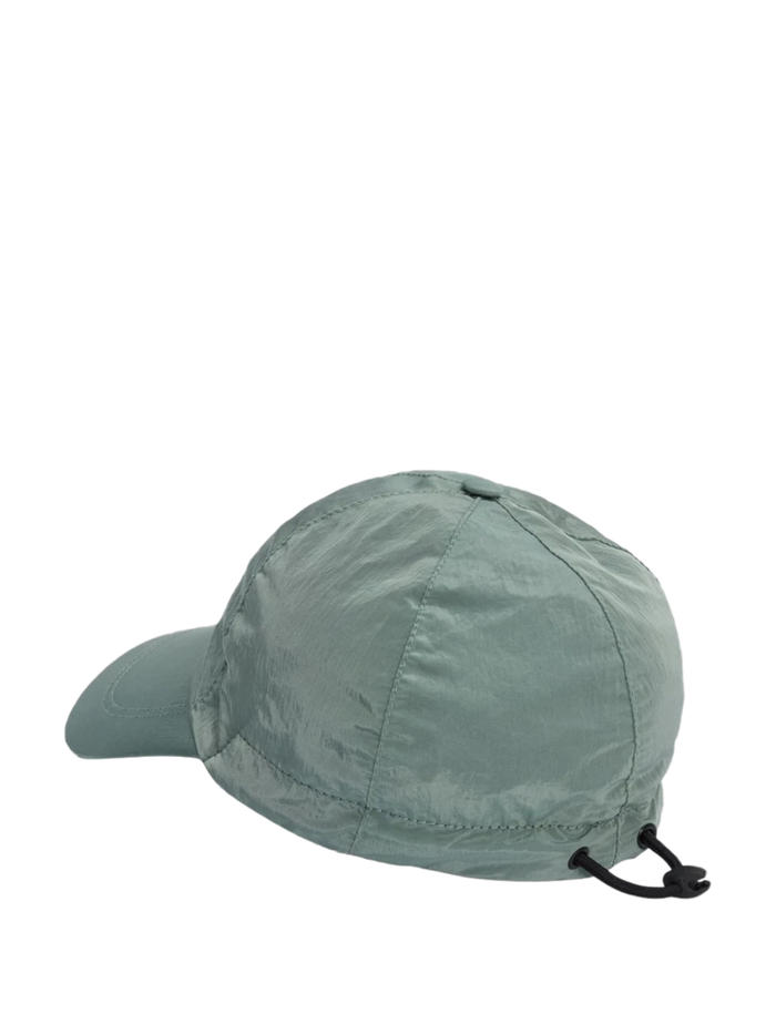 STONE ISLAND Nylon Metal Cap Aqua - MAISONDEFASHION.COM