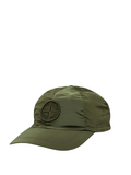 STONE ISLAND Nylon Metal Cap Olive Green - MAISONDEFASHION.COM