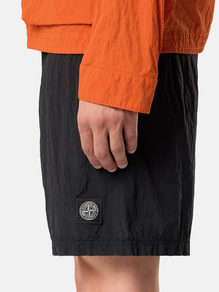 STONE ISLAND Nylon Metal In Econyl® Shorts Black