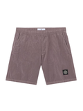 STONE ISLAND Nylon Swimming Shorts Purple Grey - MAISONDEFASHION.COM