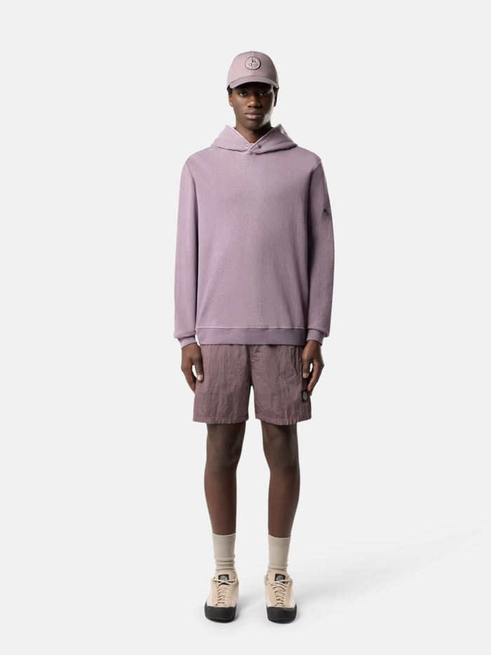 STONE ISLAND Nylon Swimming Shorts Purple Grey - MAISONDEFASHION.COM