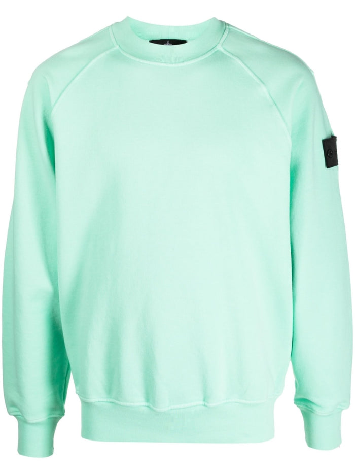 STONE ISLAND SHADOW PROJECT Logo Patch Sweatshirt Green - MAISONDEFASHION.COM