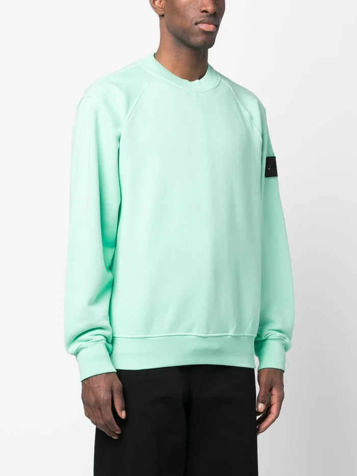 STONE ISLAND SHADOW PROJECT Logo Patch Sweatshirt Green - MAISONDEFASHION.COM