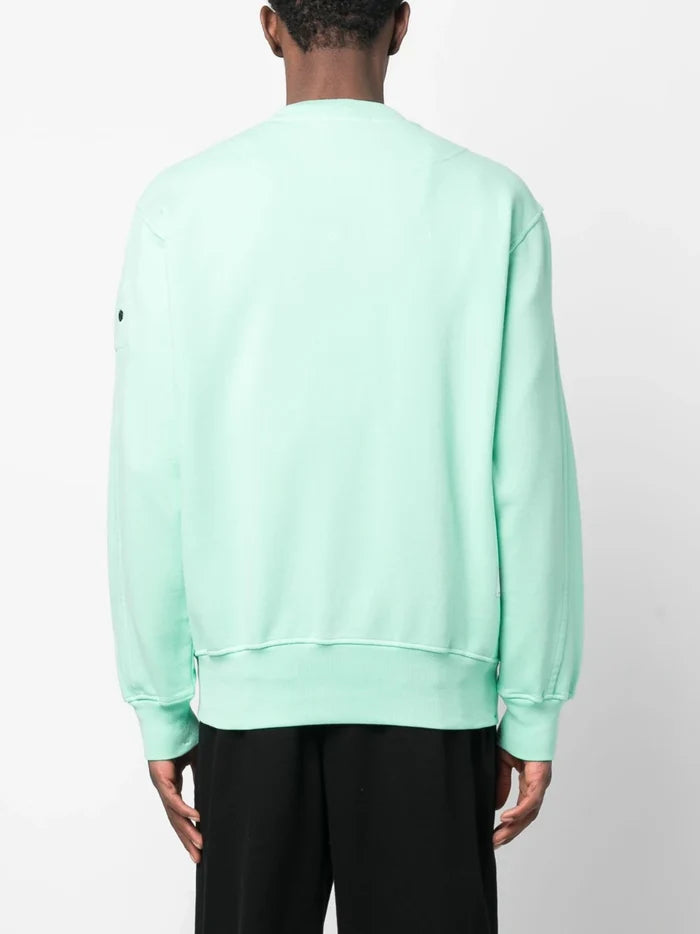 STONE ISLAND SHADOW PROJECT Logo Patch Sweatshirt Green - MAISONDEFASHION.COM