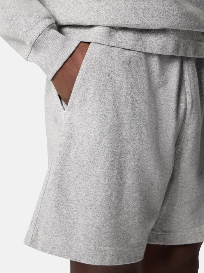 STONE ISLAND Tape Belt Jogger Shorts Dust Grey Melange - MAISONDEFASHION.COM