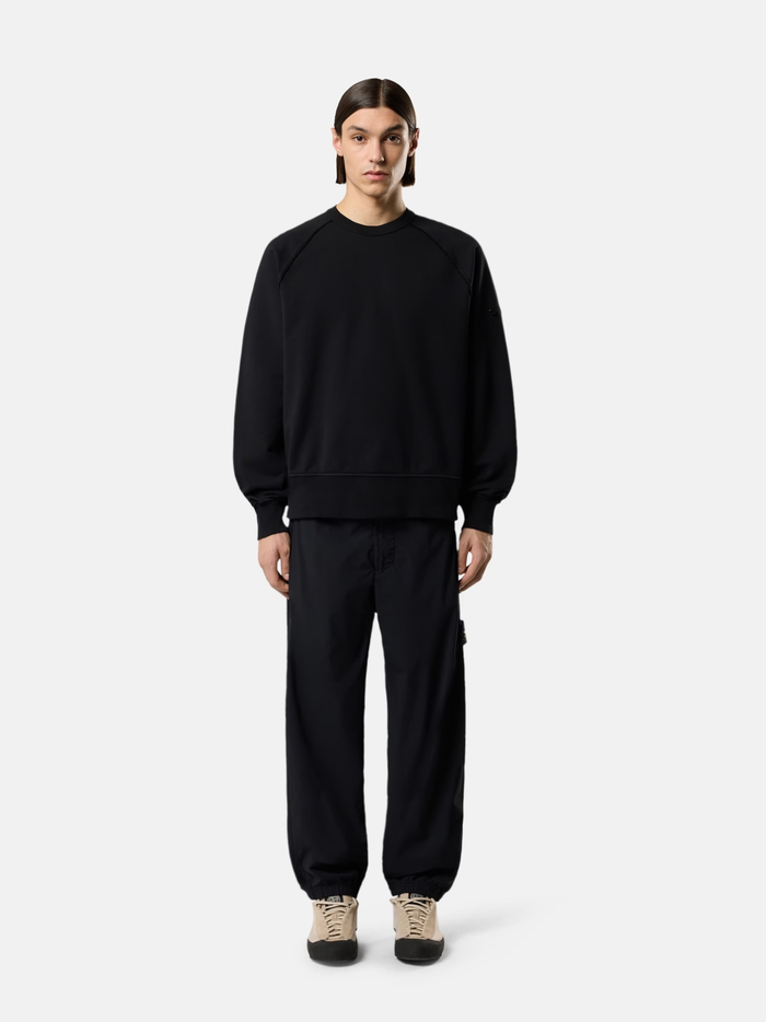 STONE ISLAND Zip Pockets Nylon Tech Fleece Joggers Black - MAISONDEFASHION.COM