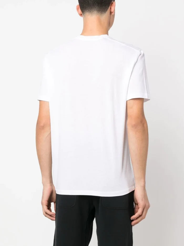 TOM FORD Crew Neck Short Sleeve Cotton T-Shirt White - MAISONDEFASHION.COM