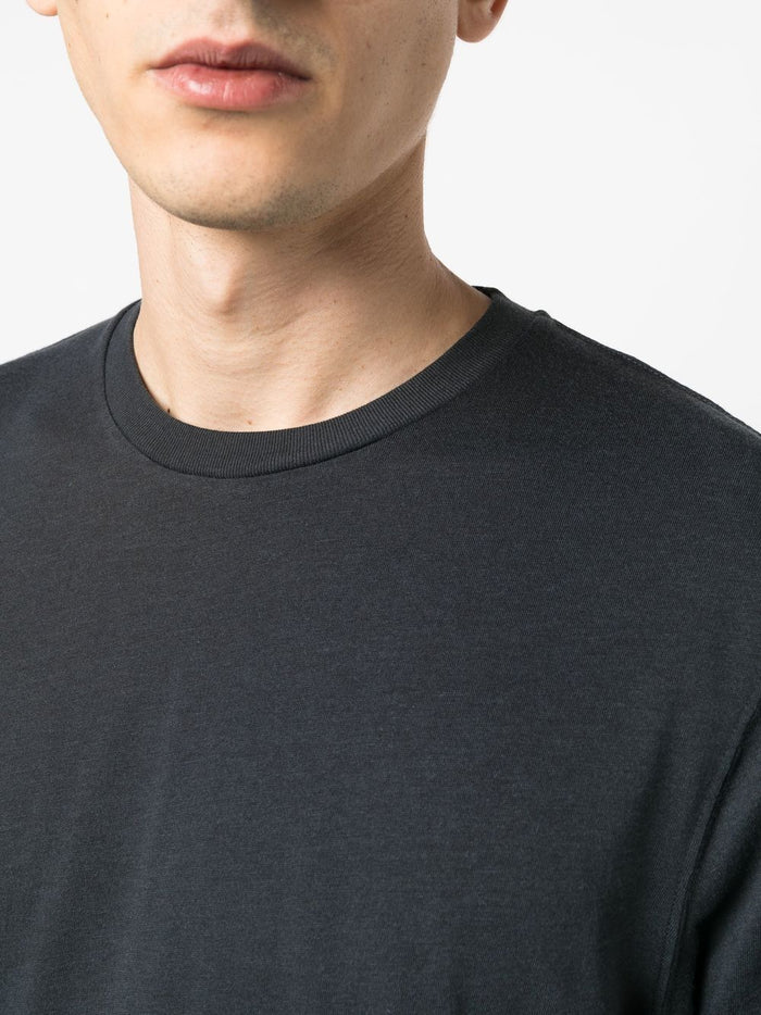 TOM FORD Melange-Effect Crew-Neck T-Shirt Black - MAISONDEFASHION.COM