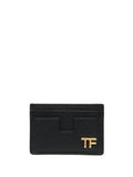 TOM FORD TF Logo Card Holder Black - MAISONDEFASHION.COM