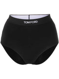 TOM FORD WOMEN Logo-waist Briefs Black - MAISONDEFASHION.COM