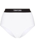 TOM FORD WOMEN Logo-waist Briefs White - MAISONDEFASHION.COM