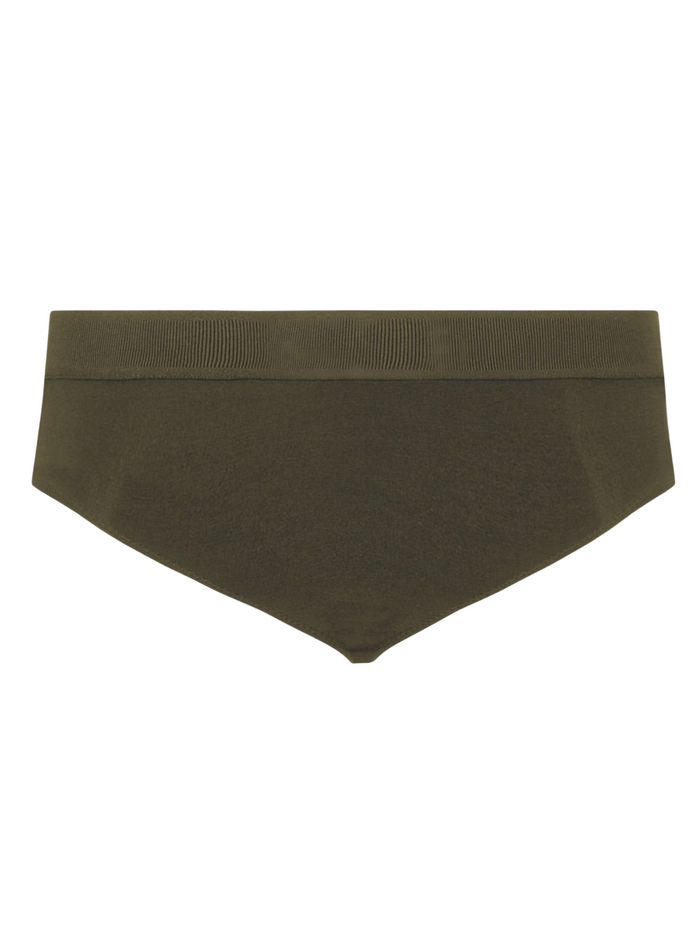 TOM FORD WOMEN Logo Waistband Briefs Olive - MAISONDEFASHION.COM