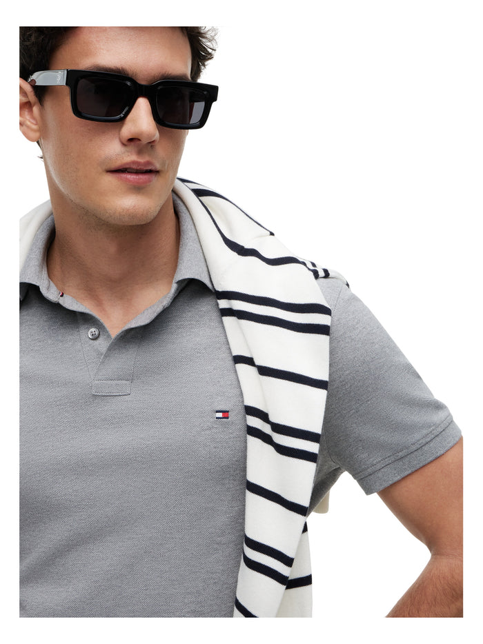TOMMY HILFIGER 1985 Regular Polo Medium Grey Heather - image 4