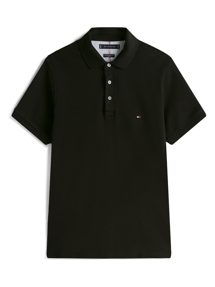 TOMMY HILFIGER Core 1985 Slim Polo Black