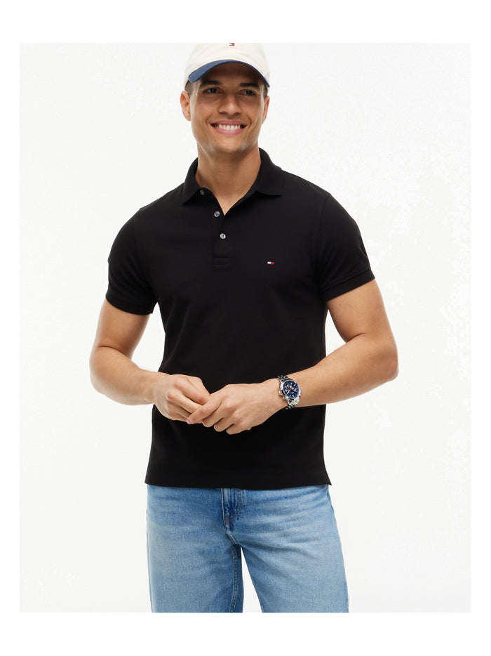 TOMMY HILFIGER Core 1985 Slim Polo Black - image 2