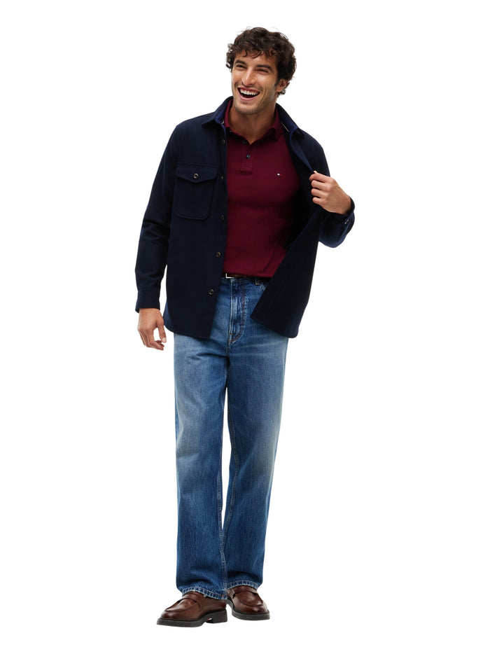 TOMMY HILFIGER 1985 Slim Polo Deep Rouge - image 3