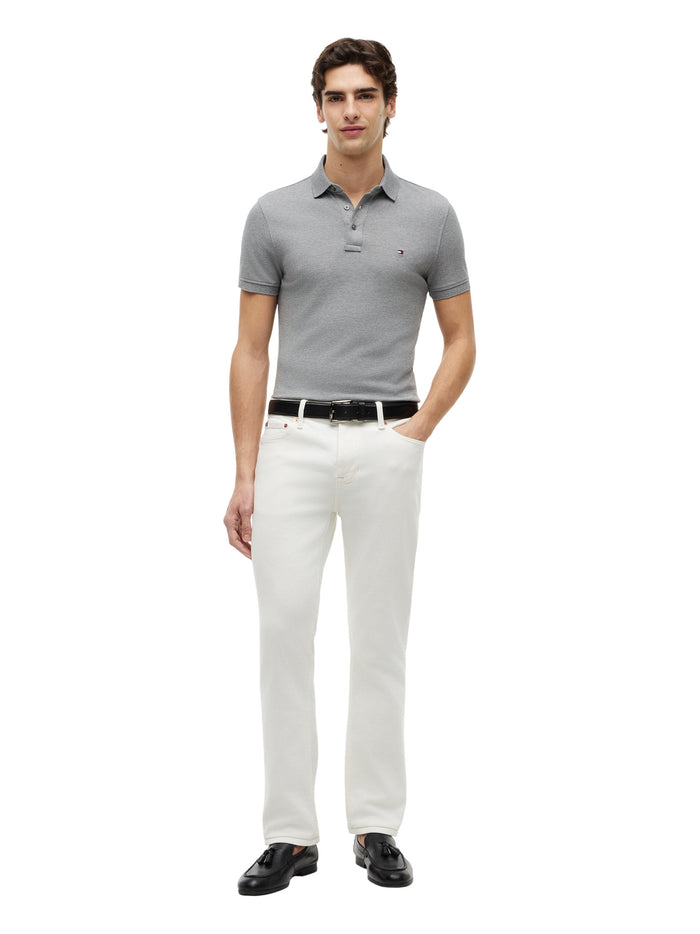 TOMMY HILFIGER 1985 Slim Polo Medium Grey Heather - image 3