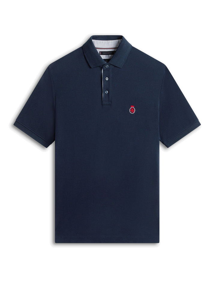 TOMMY HILFIGER Archive Crest Classic Polo Desert Sky