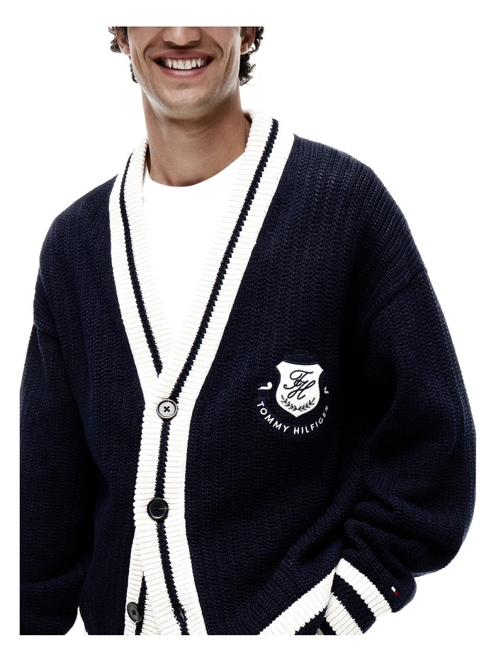 TOMMY HILFIGER Athleisure Cricket Cardigan Desert Sky - image 4