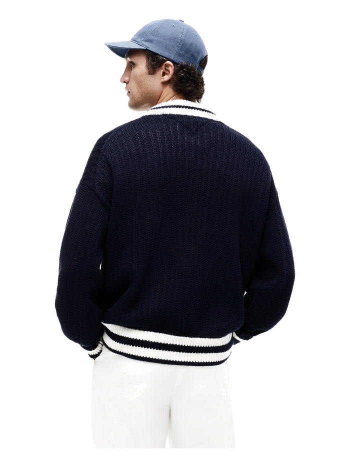 TOMMY HILFIGER Athleisure Cricket Cardigan Desert Sky - image 5