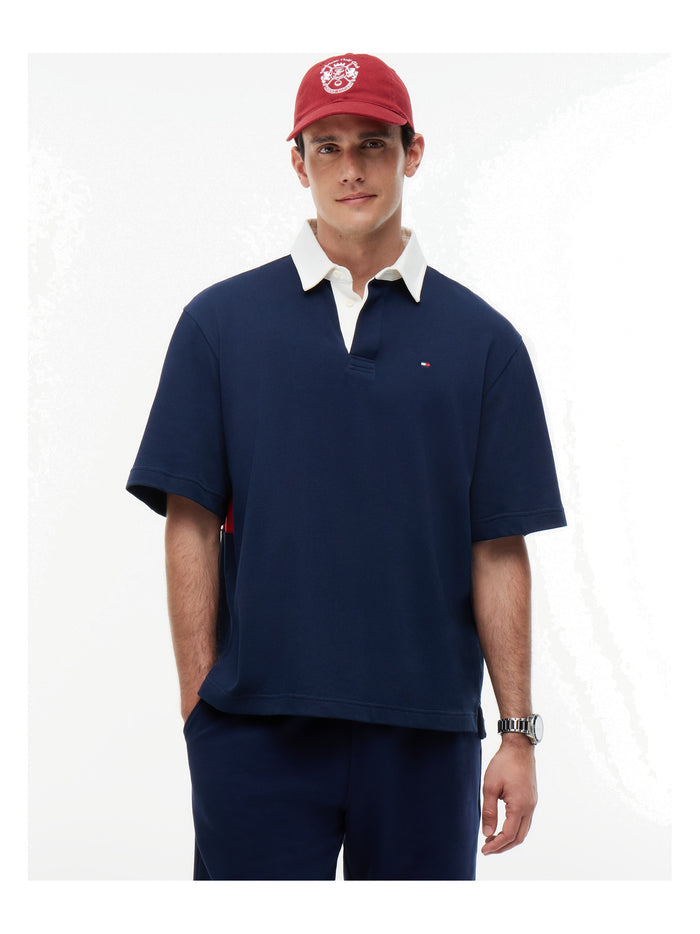 TOMMY HILFIGER Big Flag Cb Relaxed Polo Carbon Navy - image 2