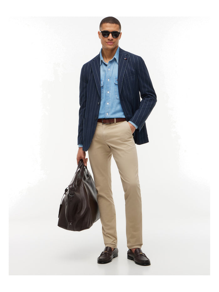 TOMMY HILFIGER Core Bleecker 1985 Pima Cotton Batique Khaki - image 3