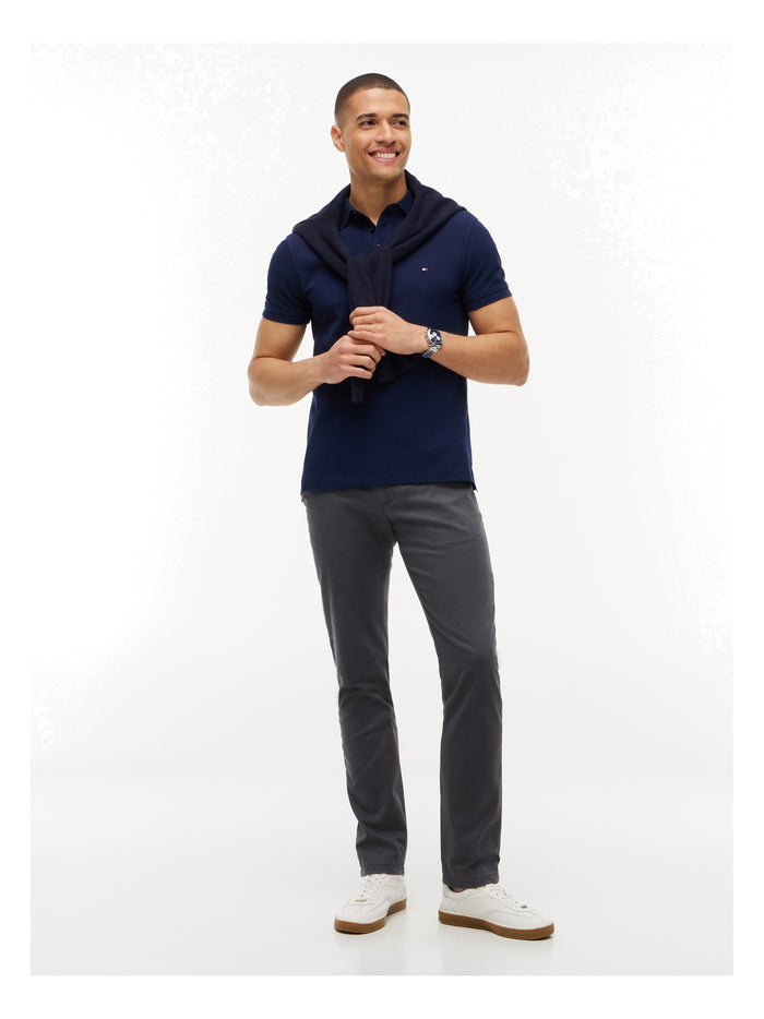 TOMMY HILFIGER Core Bleecker 1985 Pima Cotton Dark Ash - image 3