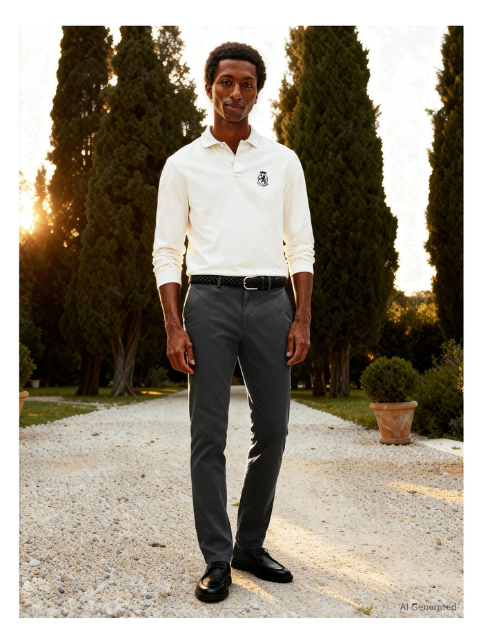 TOMMY HILFIGER Core Bleecker 1985 Pima Cotton Dark Ash