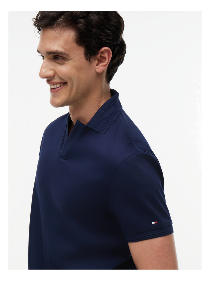 TOMMY HILFIGER Collar Intrest Inter Reg Polo Carbon Navy - image 4