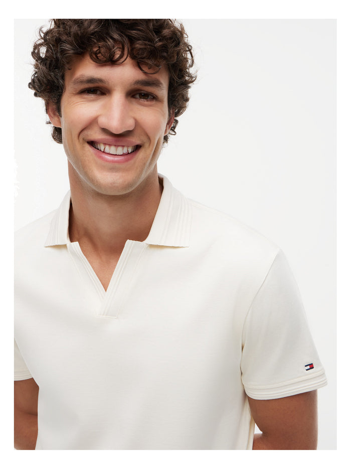 TOMMY HILFIGER Collar Intrest Inter Reg Polo Ivory Petal - image 4