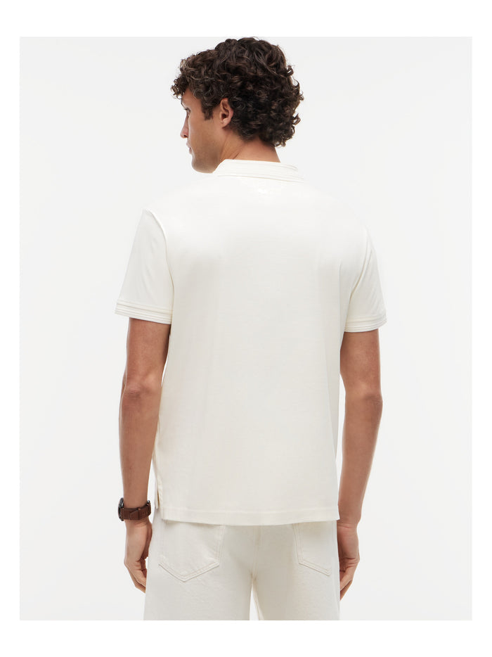TOMMY HILFIGER Collar Intrest Inter Reg Polo Ivory Petal - image 5