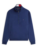 TOMMY HILFIGER Flag 1/4 Zip Carbon Navy