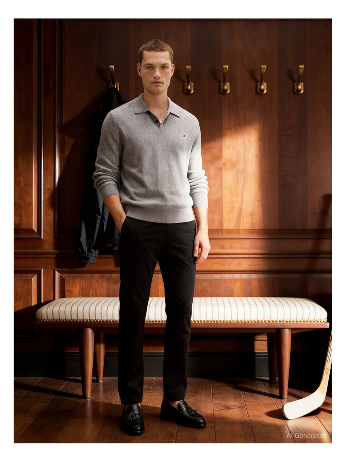TOMMY HILFIGER Core Denton Essential Twill Black - image 6