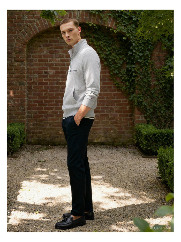 TOMMY HILFIGER Core Denton Essential Twill Navy Blue - image 6