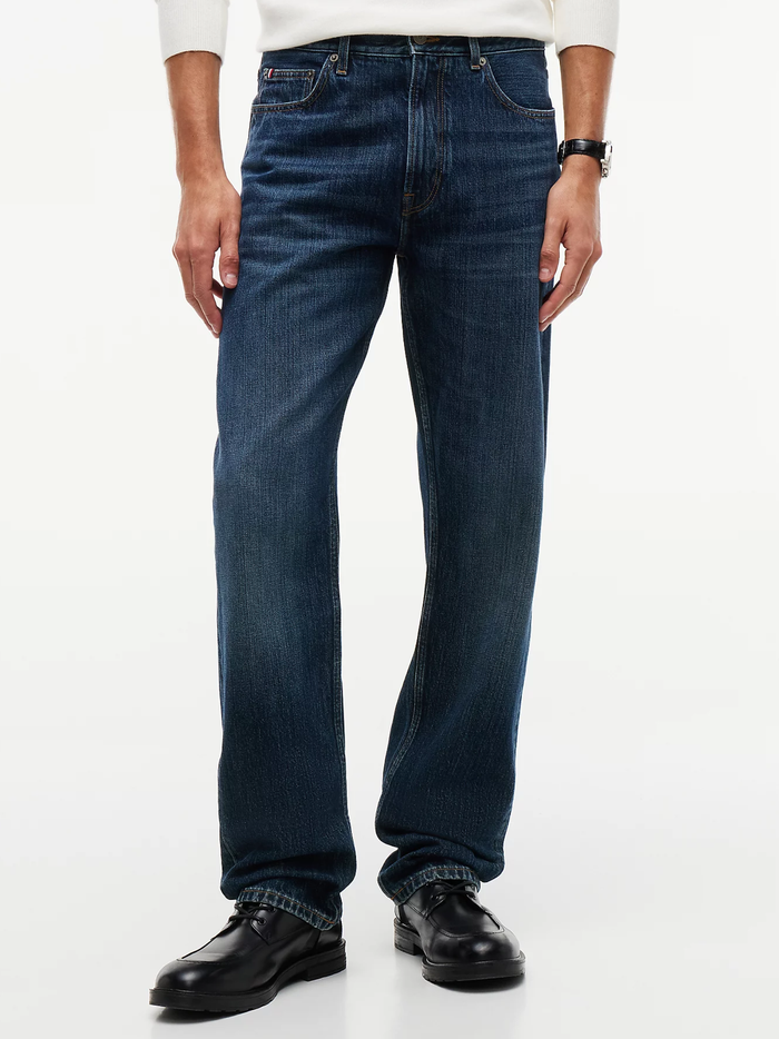 TOMMY HILFIGER Dover Regular Straight Whiskered Jeans Wood Indigo