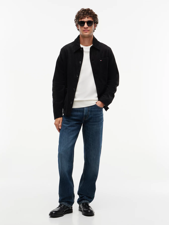 TOMMY HILFIGER Dover Regular Straight Whiskered Jeans Wood Indigo