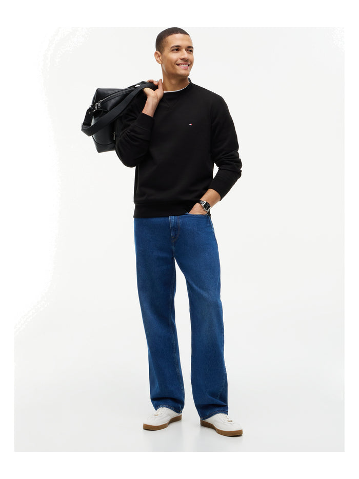 TOMMY HILFIGER Essential Fleece Crewneck Black - image 3