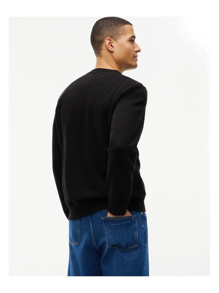 TOMMY HILFIGER Essential Fleece Crewneck Black - image 5