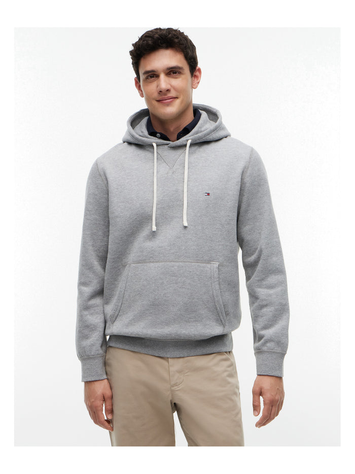 TOMMY HILFIGER Essential Fleece Hoody Medium Grey Heather - image 2