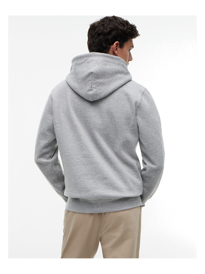 TOMMY HILFIGER Essential Fleece Hoody Medium Grey Heather - image 6