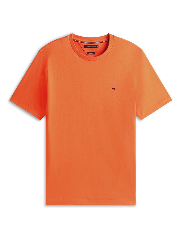 TOMMY HILFIGER Ess Seasonal Reg Fit Solid Tee Brilliant Orange