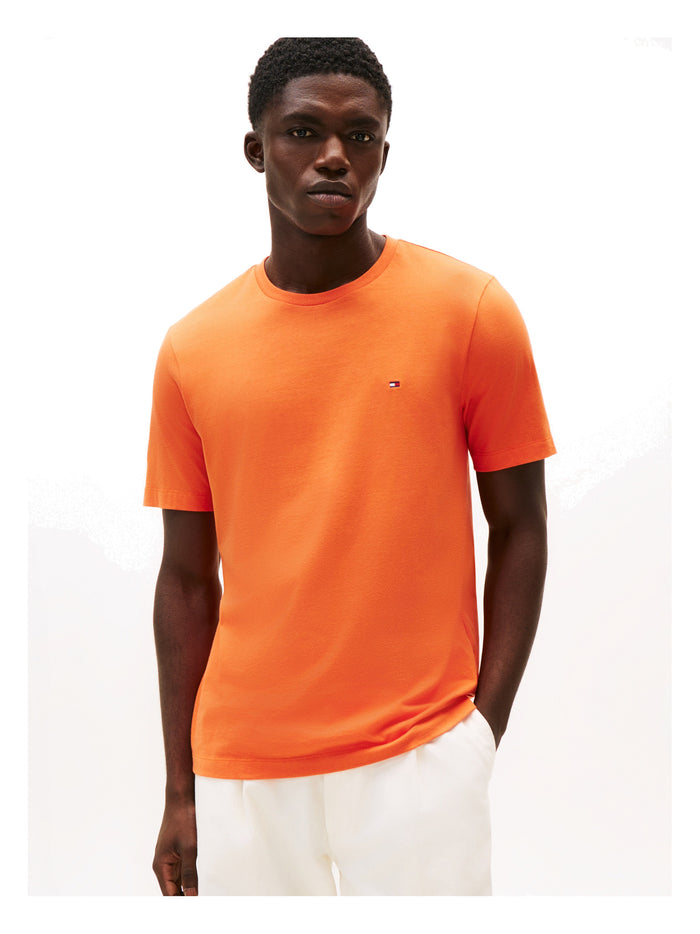 TOMMY HILFIGER Ess Seasonal Reg Fit Solid Tee Brilliant Orange - image 2