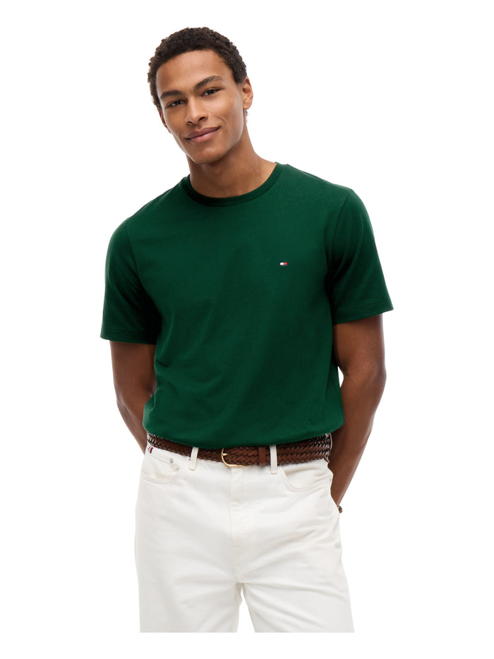TOMMY HILFIGER Ess Seasonal Reg Fit Solid Tee Nocturnal Green - image 2