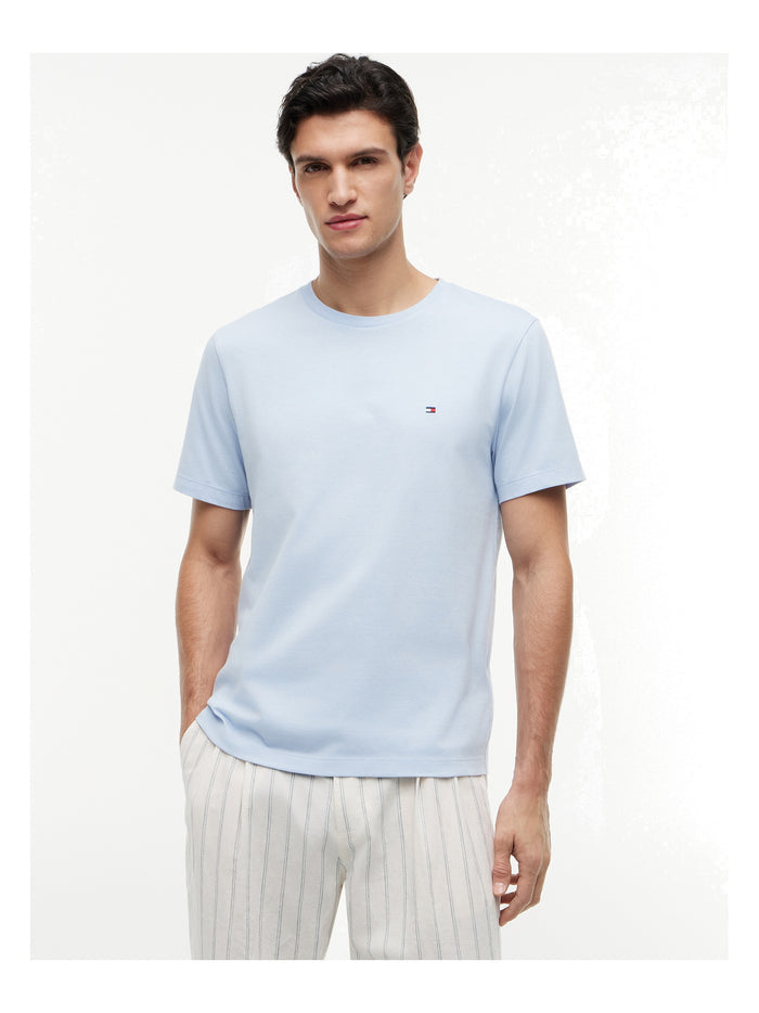TOMMY HILFIGER Ess Seasonal Reg Fit Solid Tee Breezy Blue - image 2