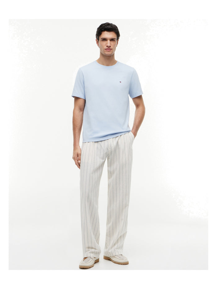TOMMY HILFIGER Ess Seasonal Reg Fit Solid Tee Breezy Blue - image 3
