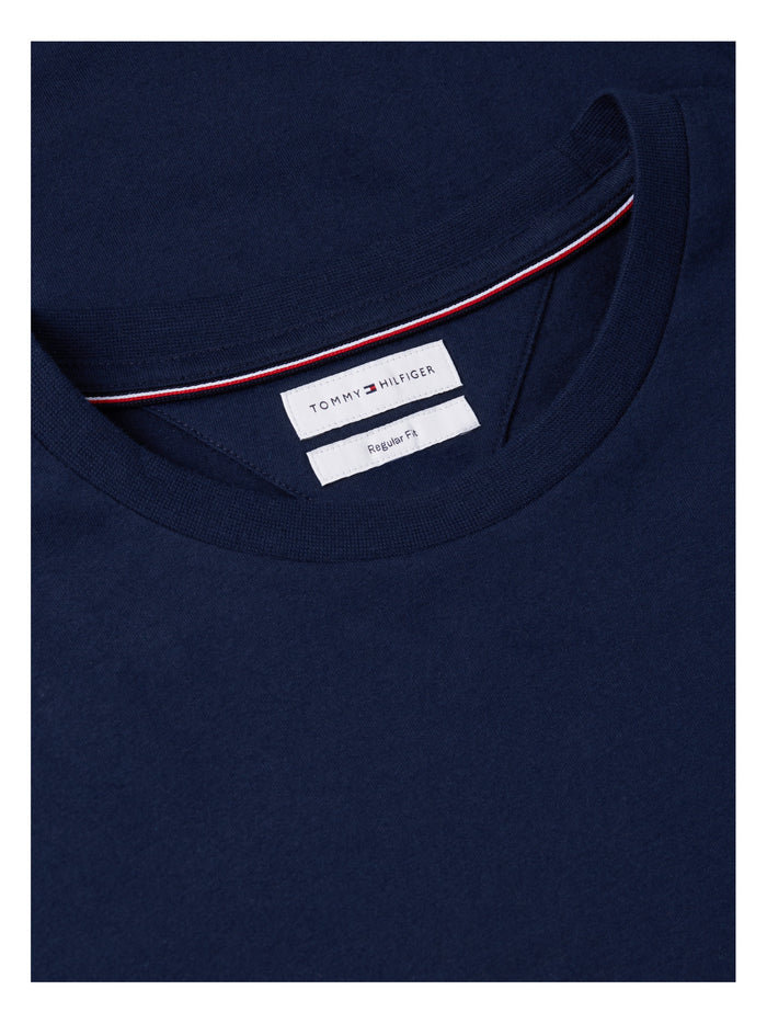 TOMMY HILFIGER Ess Seasonal Reg Fit Solid Tee Carbon Navy