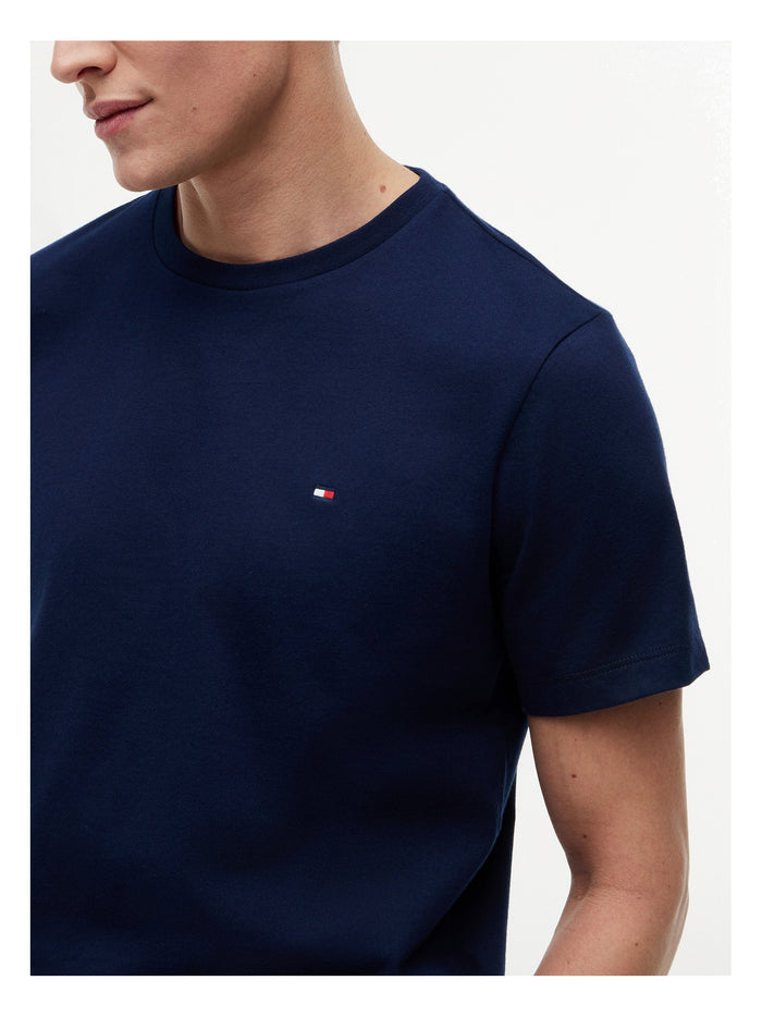 TOMMY HILFIGER Ess Seasonal Reg Fit Solid Tee Carbon Navy - image 4