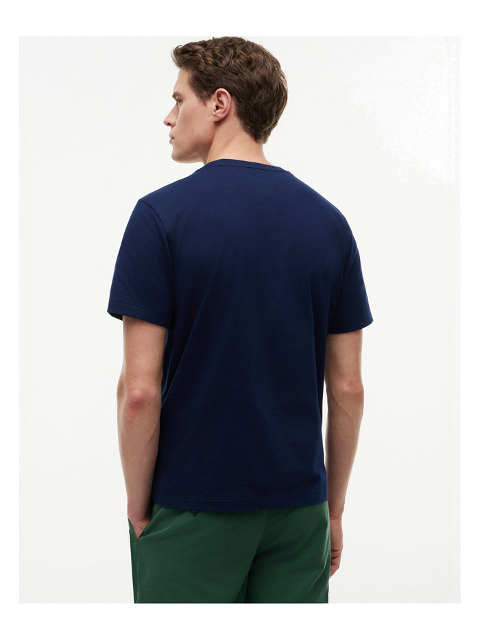 TOMMY HILFIGER Ess Seasonal Reg Fit Solid Tee Carbon Navy - image 5