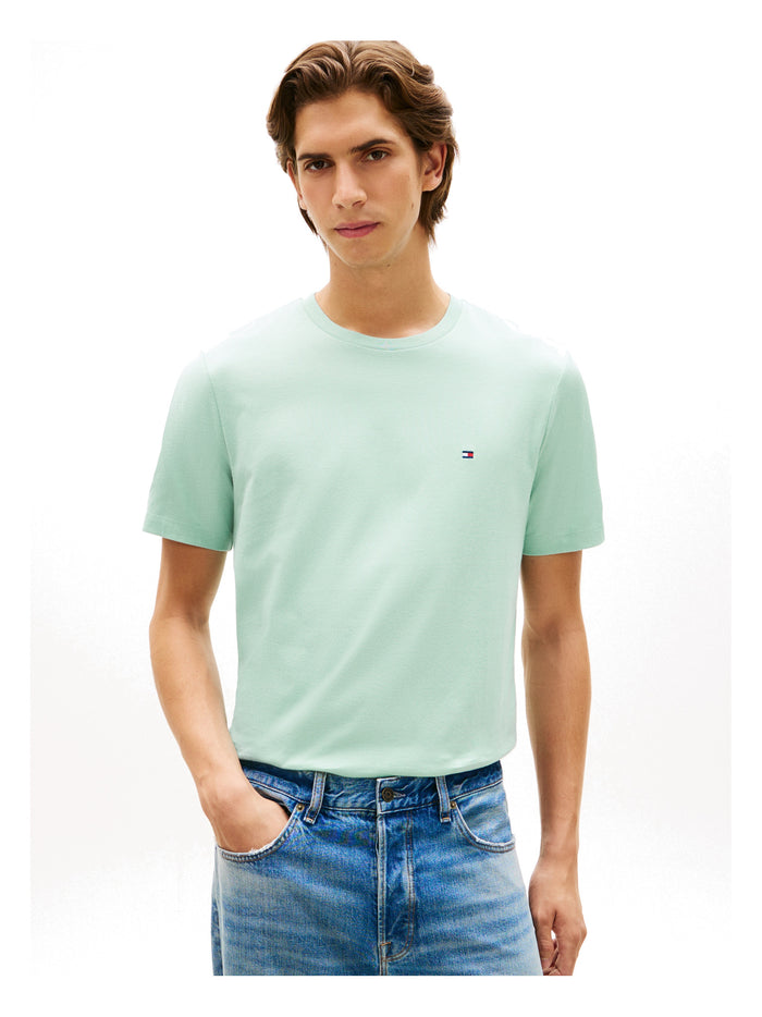 TOMMY HILFIGER Ess Seasonal Reg Fit Solid Tee Crushed Mint - image 2
