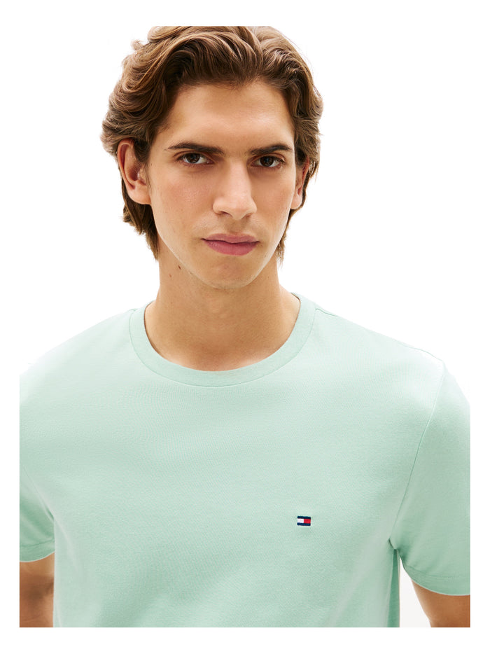 TOMMY HILFIGER Ess Seasonal Reg Fit Solid Tee Crushed Mint - image 3